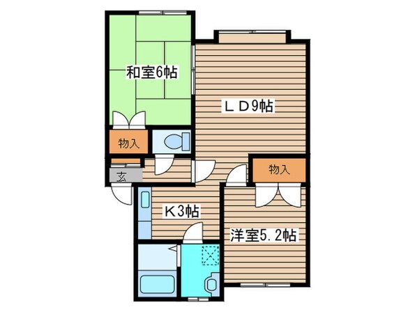 新川ニュ－キャスルの物件間取画像